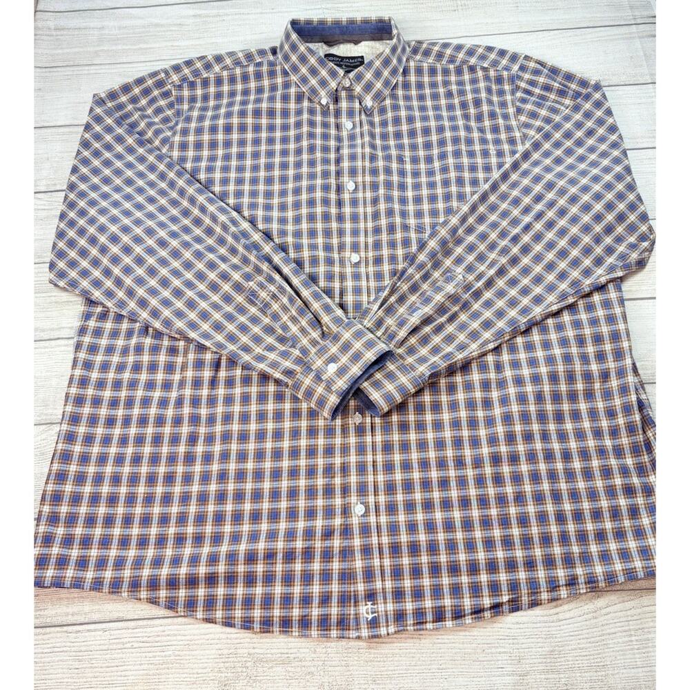 Cody James Men’s Western Long Sleeve Collared Button Up Shirt Plaid Size 3XLT - Picture 2 of 8